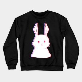 Cute bunny pink and blue Crewneck Sweatshirt